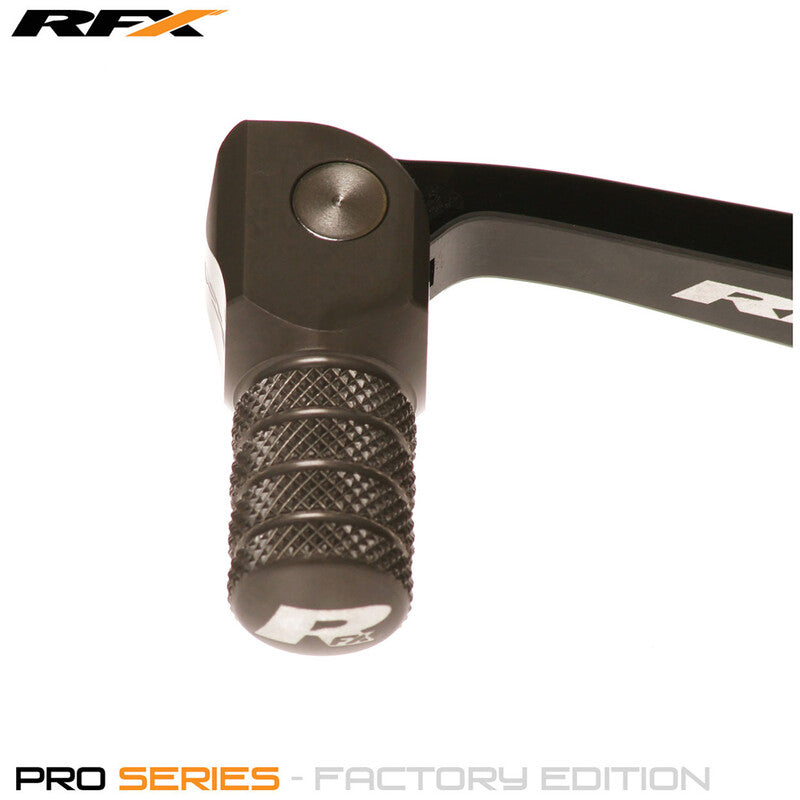 RFX Flex+ Factory Edition Schalthebel (Schwarz/Hartanodisiertes Titan) - KTM SX85 SX/XC-W/TPI 125/150
