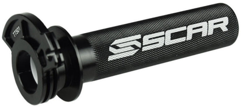SCAR Aluminium Gasgriffhülse inkl. Lager - Schwarz