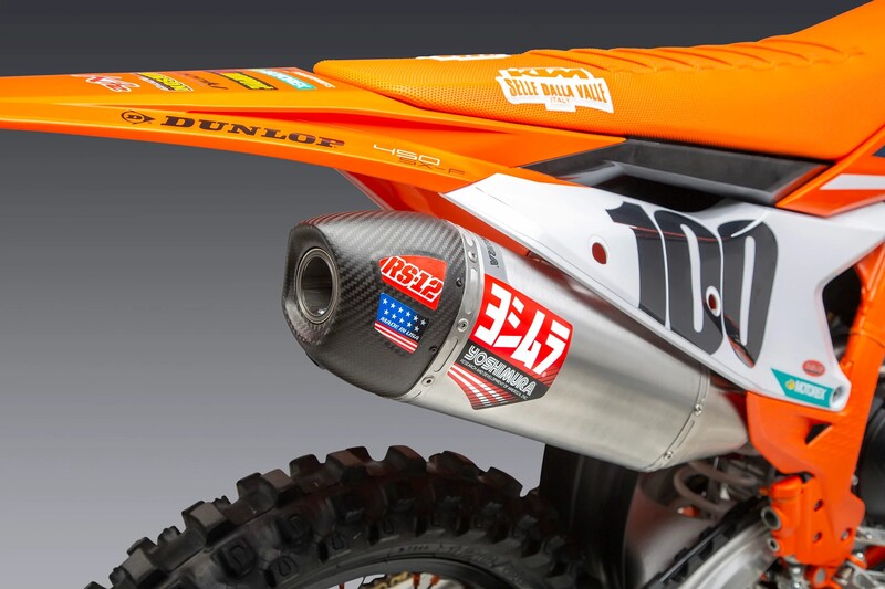 YOSHIMURA RS-12 Signature Series Komlettauspuff System - KTM 450SX-F FE / Husqvarna FC450 RE
