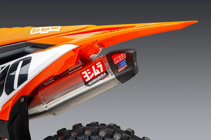 YOSHIMURA RS-12 Signature Series Komlettauspuff System - KTM 450SX-F FE / Husqvarna FC450 RE