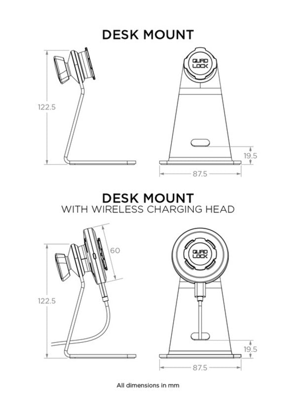 QUAD LOCK Tischhalterung