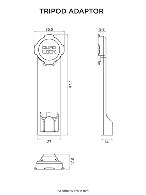 QUAD LOCK Stativ-Adapter