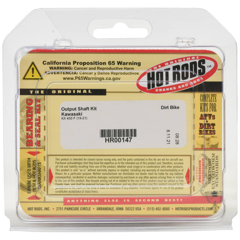 HOT RODS Überholungskit für die Abtriebswelle - Kawasaki KX 450 F