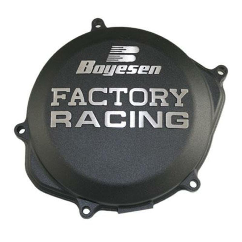 BOYESEN Factory Racing Kupplungsdeckel schwarz - Kawasaki KX250 (95-02)
