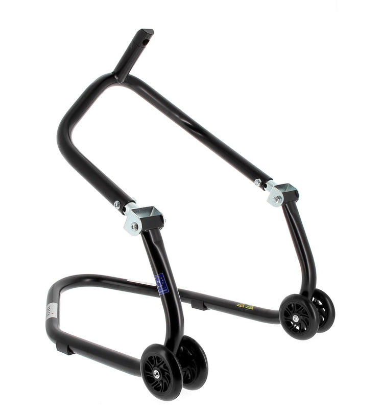 BIHR Home Track Montageständer vorne unter Gabelbrücke mattschwarz Räder schwarz