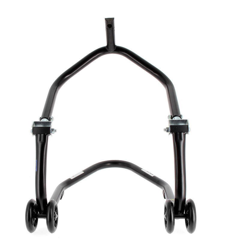 BIHR Home Track Montageständer vorne unter Gabelbrücke mattschwarz Räder schwarz