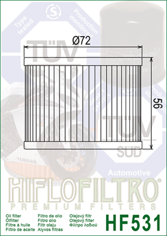 HIFLOFILTRO Ölfilter - HF531