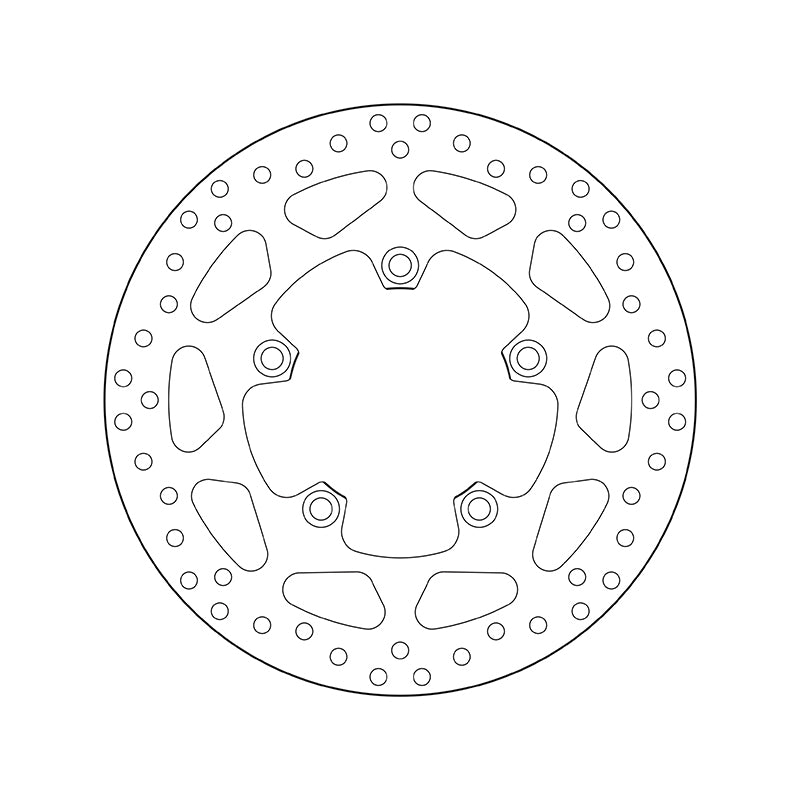 BREMBO Serie Oro rund starr Bremsscheibe
