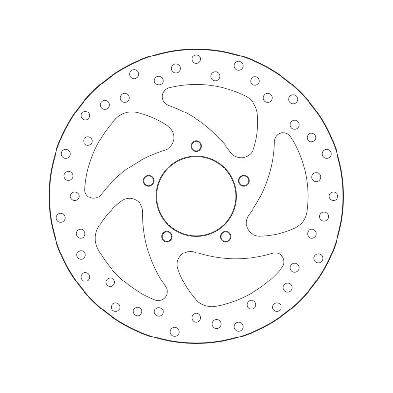BREMBO Serie Oro rund starr Bremsscheibe