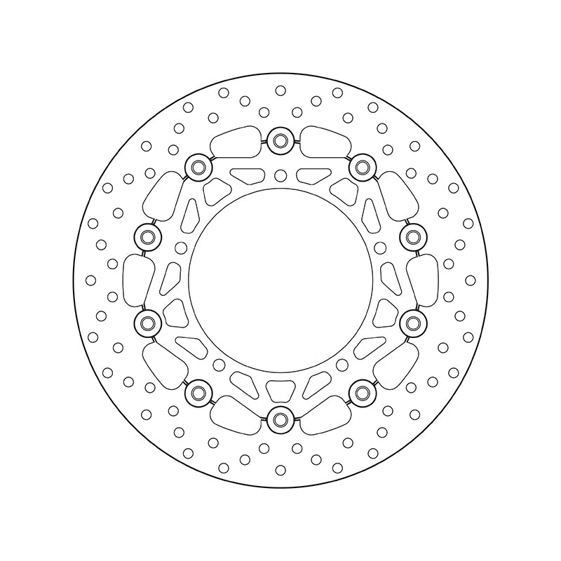 BREMBO Serie Oro rund schwimmend Bremsscheibe