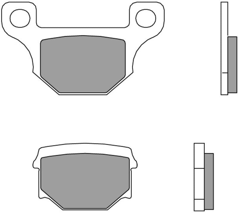 BREMBO Street Carbon Keramik Bremsbeläge - 07GR09CC