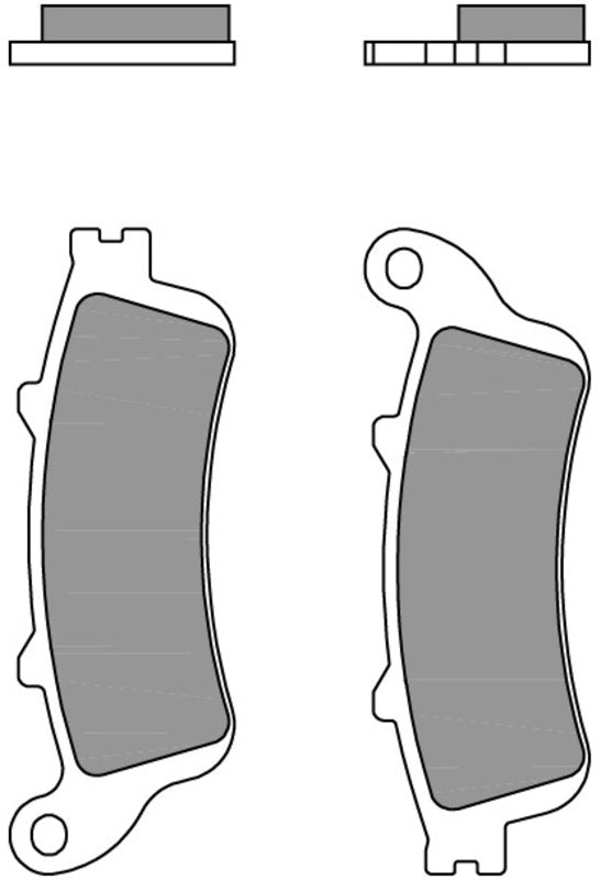 BREMBO Street Sintermetall Bremsbeläge - 07HO52SP