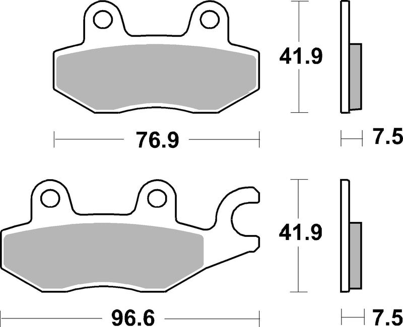 BREMBO Street Sintermetall Bremsbeläge - 07KA31SA