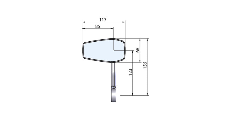 LSL Spiegel Gonia Lenkerende Schwarz (Stck.)