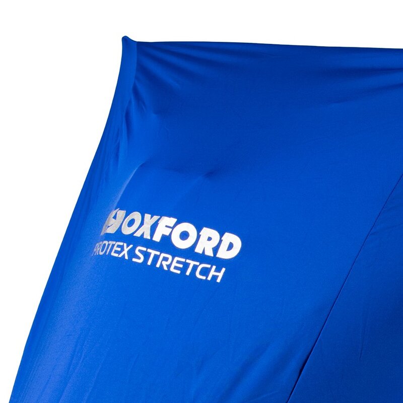 OXFORD Indoor Abdeckplane Protex Stretch Blau - Motorrad / Scooter - L