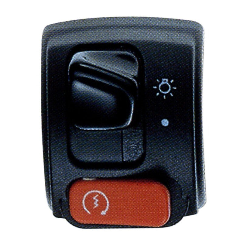 DOMINO Lenker-Schaltereinheit rechts Schwarz BOOSTER, BW'S NG '00-03, ANLASSER, 2-STUFEN-LICHT