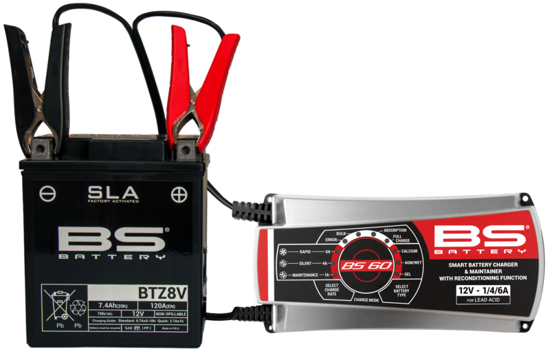 BS BATTERY BS60 Pro-Smart Batterie-Ladegerät - 12V 1/4/6A