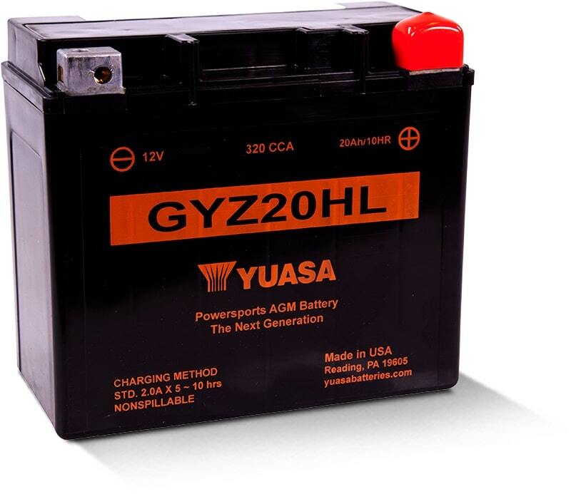 YUASA Wartungsfreie Batterie Werkseitig aktiviert - GYZ20HL
