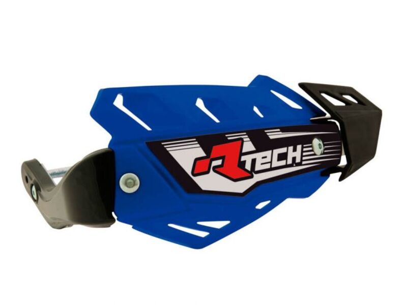 RACETECH FLX Quad Handschützer Blau mit Befestigungskit