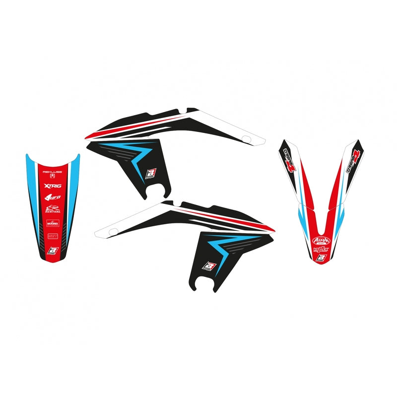 BLACKBIRD Dream Graphic 4 Kompletter Grafiksatz Fantic XX/XE