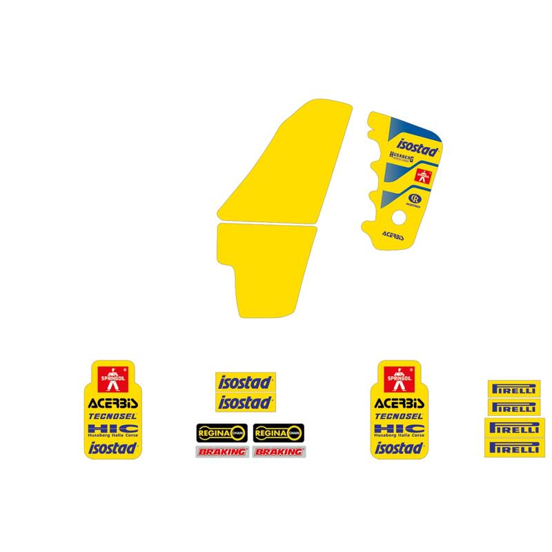 TECNOSEL Graphic Kit Replica Team Husaberg 1990