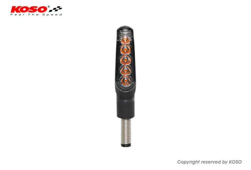 KOSO LED Lauflicht-Blinker GW-01 Stück - Schwarz