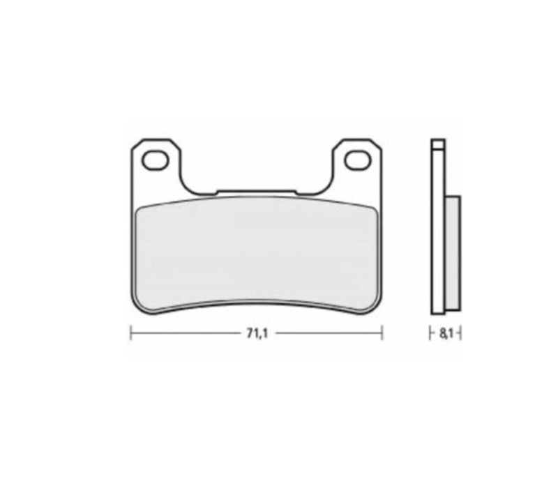 BREMBO UPGRADE Brake Pads Type M518 Z04 - Racing