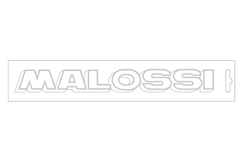 MALOSSI Aufkleber Chrome - 22 cm