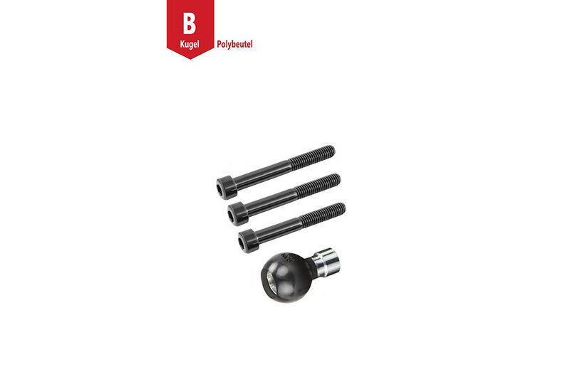 RAM MOUNTS M8 Bolts Screw-On Clamp Base - B Size Ball