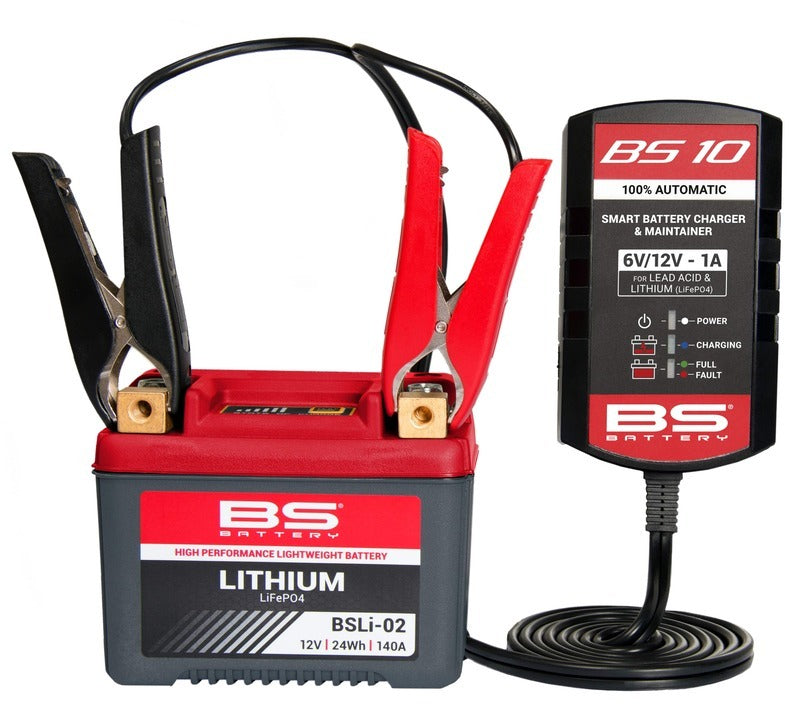 BS BATTERY BS10 Intelligentes Batterieladegerät - 6V/12V 1A