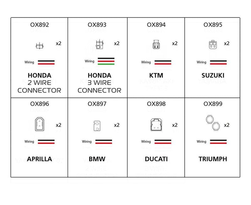 OXFORD Blinker Adapterkabel - Ducati