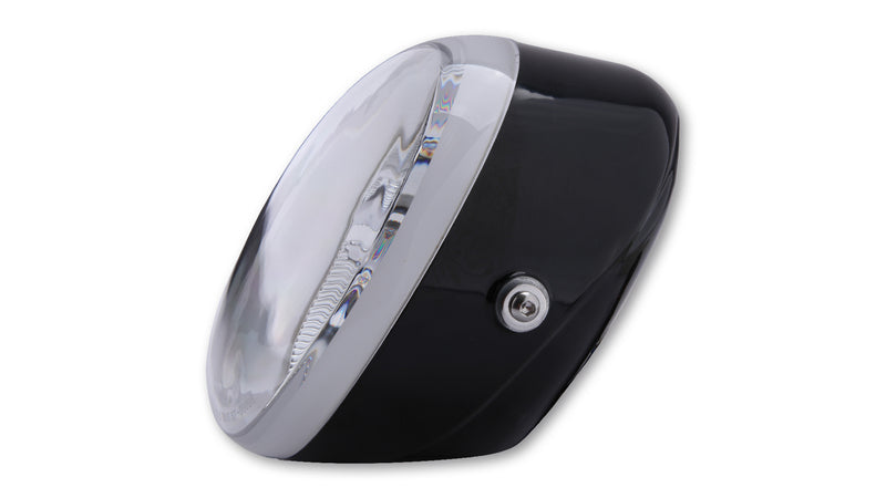 SHIN YO Universal Scheinwerfer oval mit Standlicht, Schwarz, 12V H9+H11,