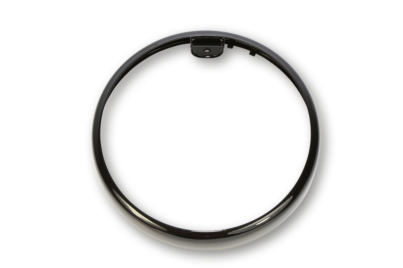 SHIN YO Lampenring für 7 Zoll Scheinwerfer Reno, Schwarz glänzend