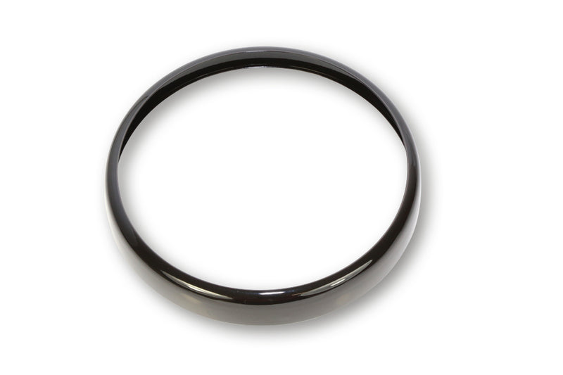 SHIN YO Lampenring für 7 Zoll Scheinwerfer Reno, Schwarz glänzend