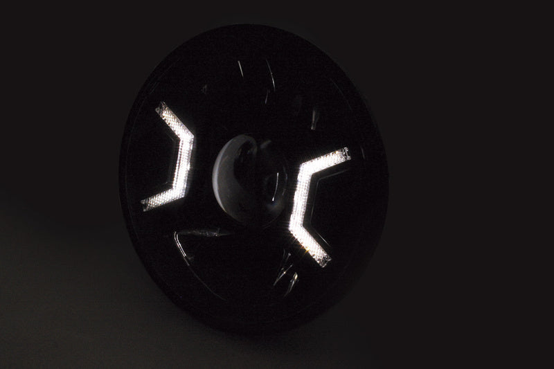 HIGHSIDER LED-Hauptscheinwerfereinsatz Typ 2, 7 Zoll, sw