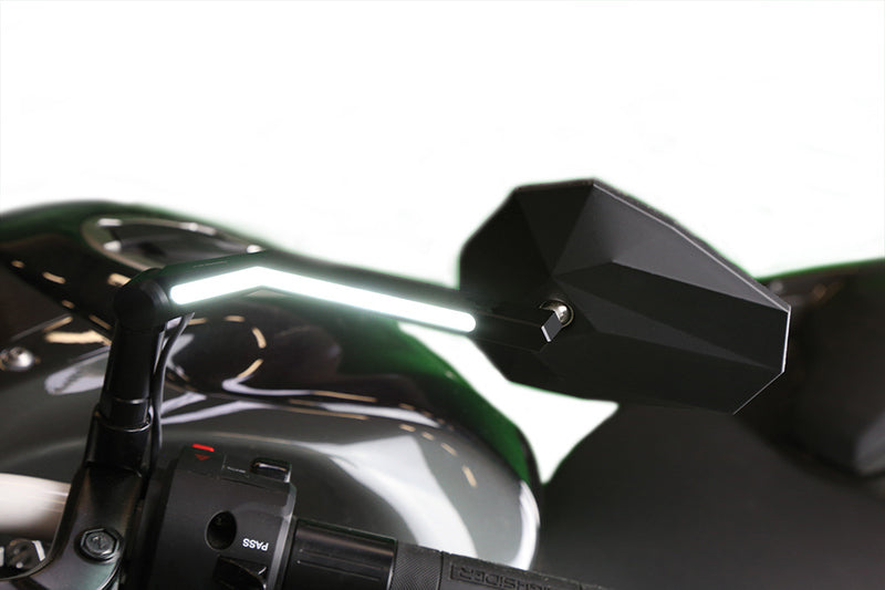 HIGHSIDER Stealth-X3 Spiegel mit LED Positionslicht (Paar)