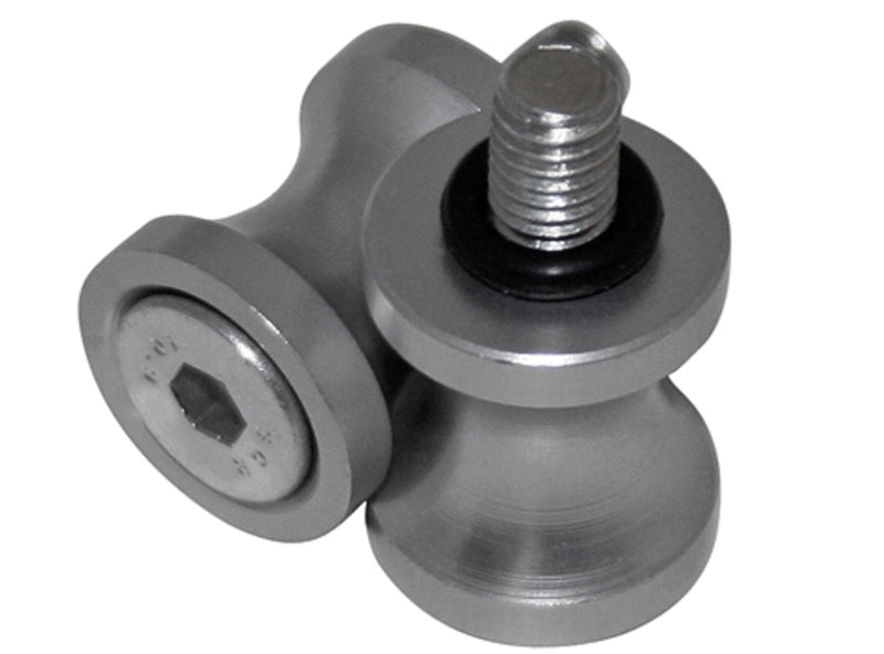 SHIN YO Bobbins für Ständeraufnahme M6 x 1.0 Silber (Paar)