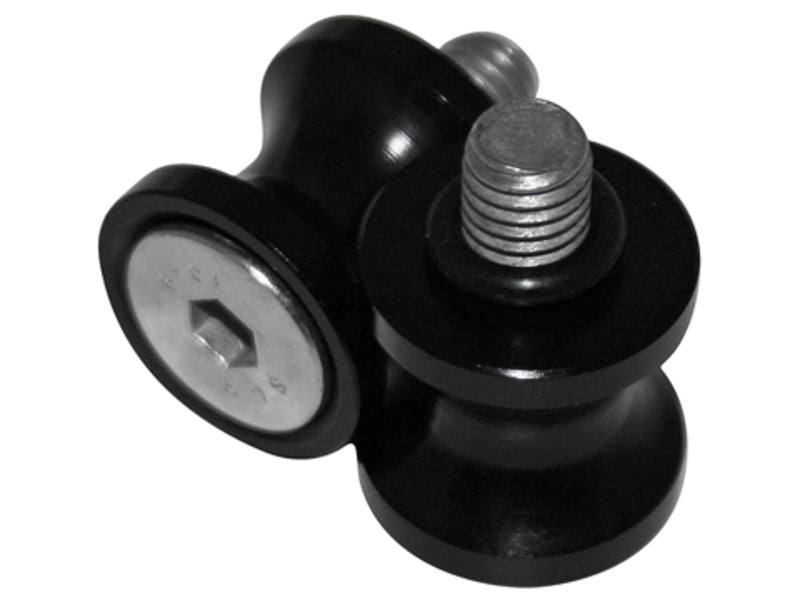 SHIN YO Bobbins für Ständeraufnahme M8 x 1.25 Schwarz (Paar)