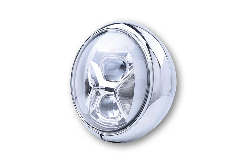 HIGHSIDER 7 Zoll LED Scheinwerfer HD-Style Typ 8 mit TFL, Kurvenlicht