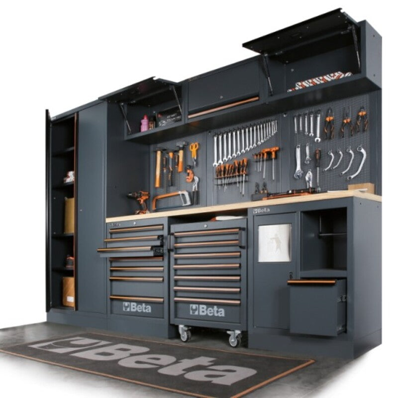 BETA Fixed Module 7 Drawers Grey