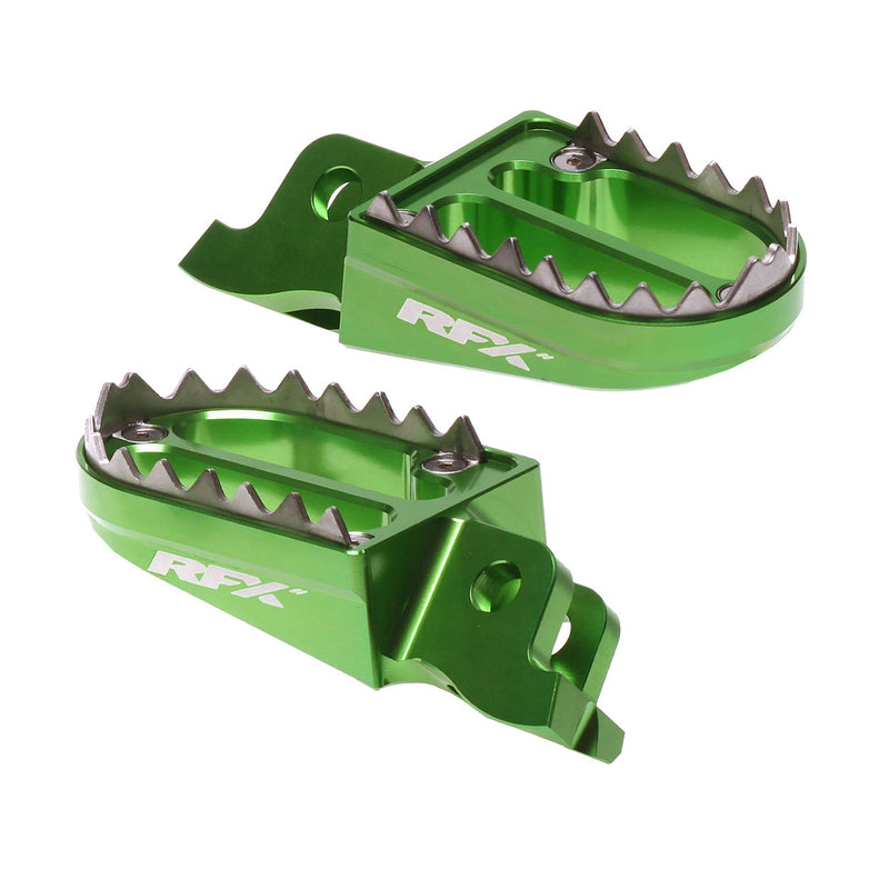 RFX Pro 2 Fußrasten (Grün) - Kawasaki KXF250/450