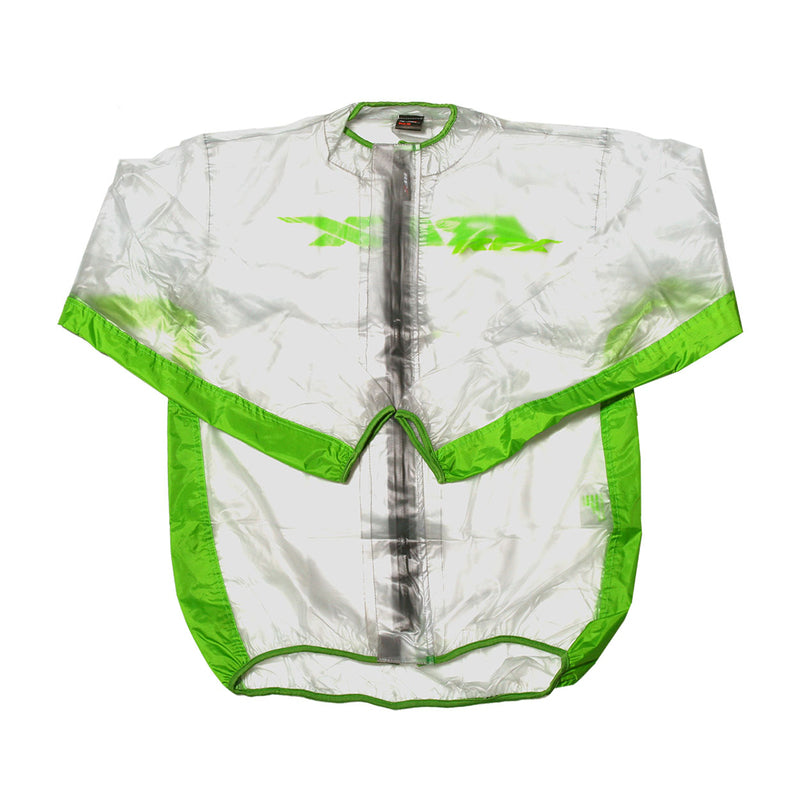 RFX Sport Regenjacke (Transparent/Green) Erwachsene Größe XL