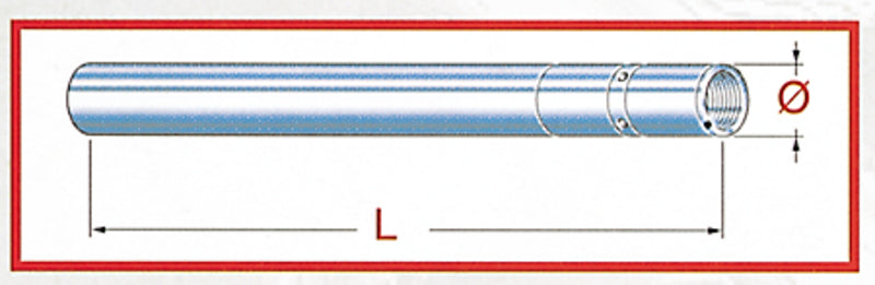 Fork tube Honda XLV 650 (Ø41x705)