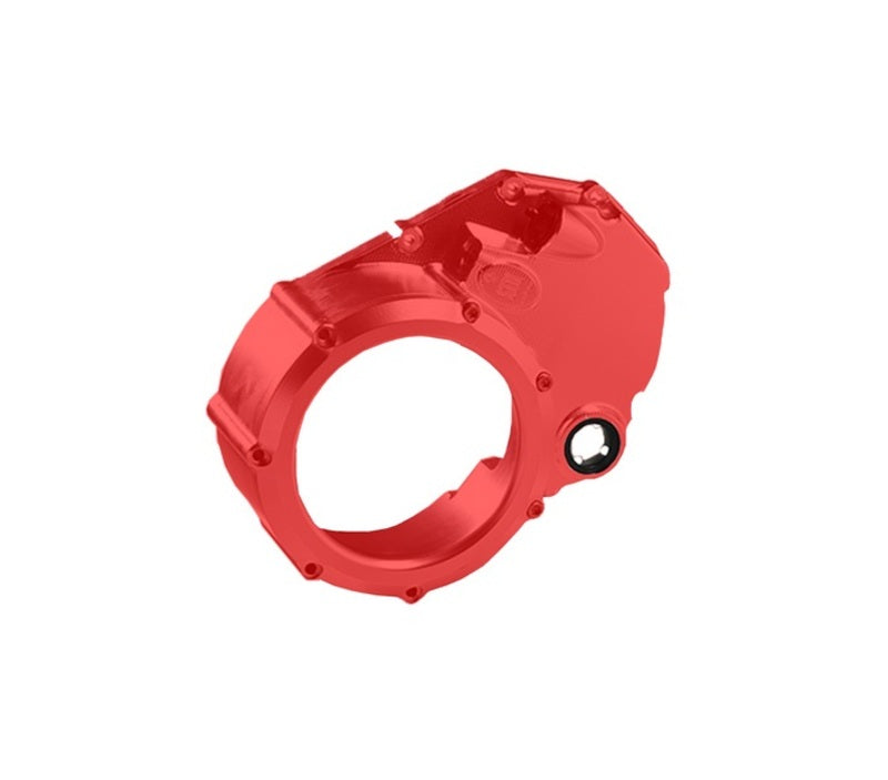 STM Struktur gefräster Kupplungsdeckel transparentes Glas - Ducati