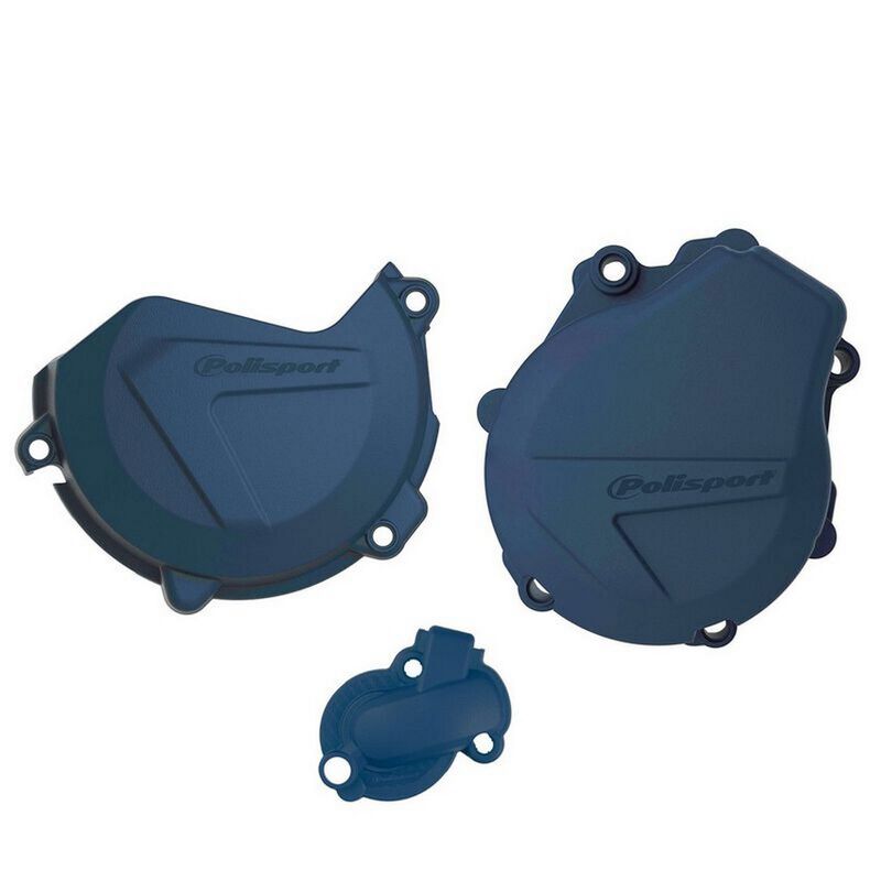 POLISPORT Kupplungs-, Zündungs- und Wasserpumpendeckelschutz Set - Husqvarna FE 450 / 501 (17-22)