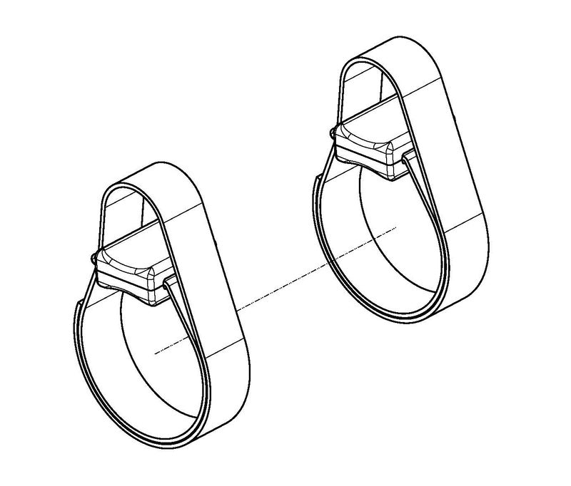 POLINI E-Bike Flaschengehäuse Adapter