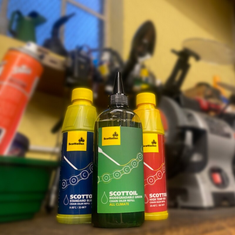 SCOTTOILER Biologisch abbaubares grünes Schmiermittel für Kettenschmiersysteme - 125ml Flasche