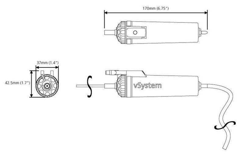SCOTTOILER vSystem Kettenöler Universal Edition + Biologisch abbaubares grünes Schmiermittel