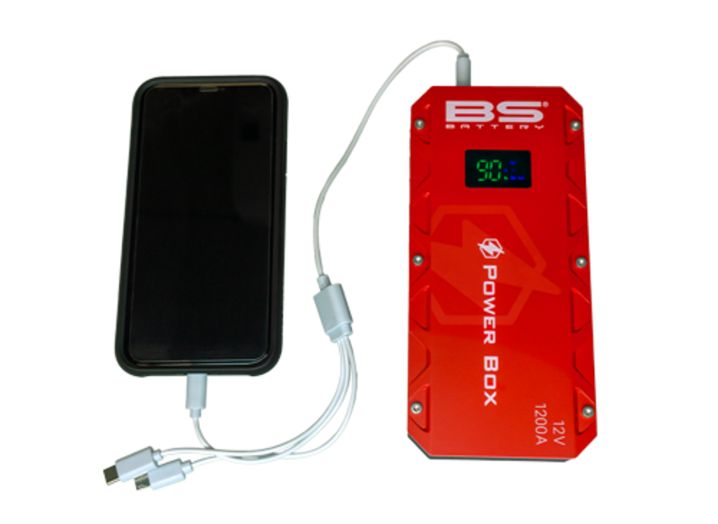 BS BATTERY Power Box PB-02 Batterie Jump Starter / Ladegerät