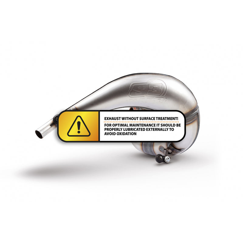 S3 Auspuffanlage Stahl - Works Finish